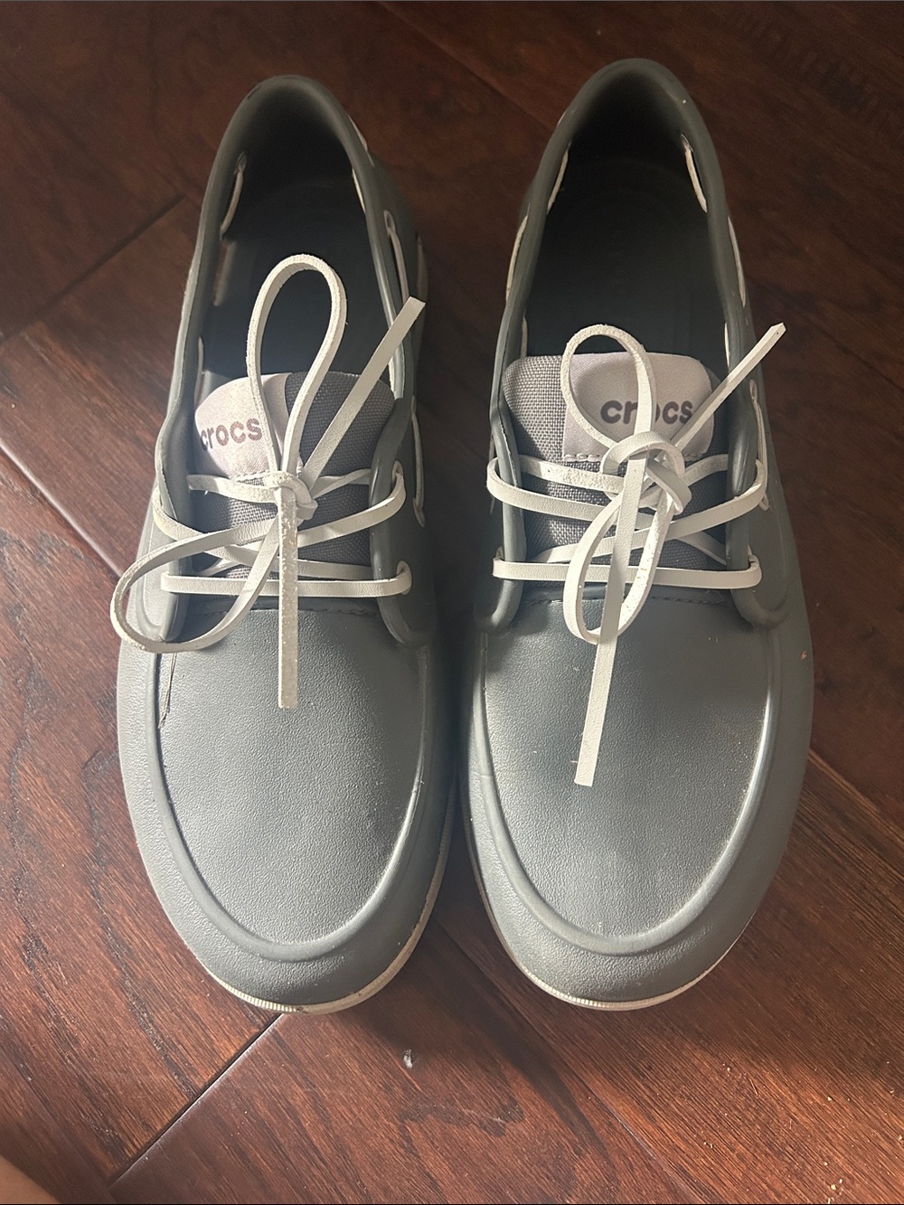 Men’s Crocs Grey - Excellent Condition - Size 10